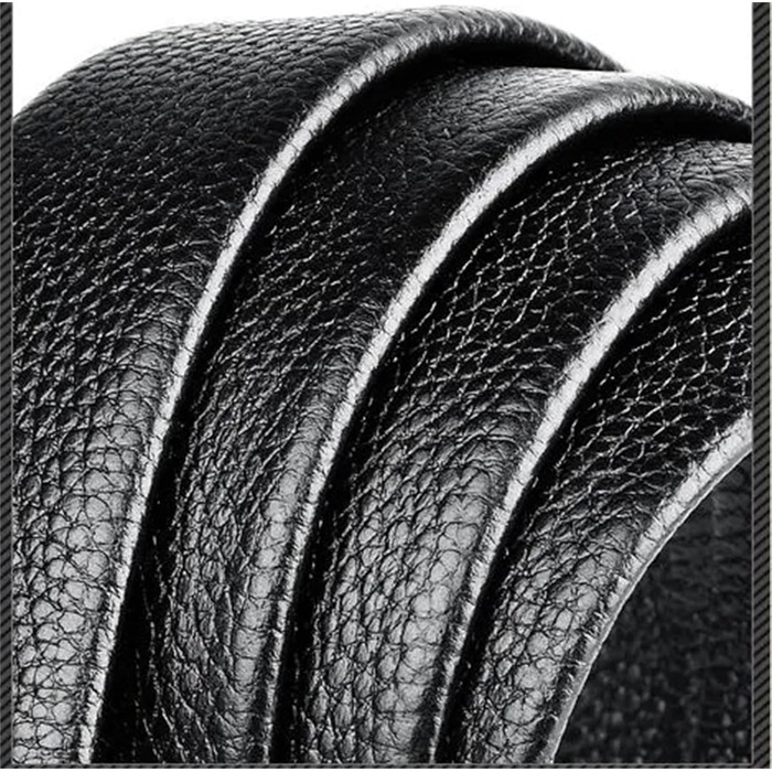 Чоловічий шкіряний ремінь Automatik з регулюванням, 10-120 см. Підходить для джинсів