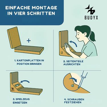 Дряпалка для котів L-подібної форми – з щільної гофрованої картонної коробки – для дряпання та відпочинку – екологічна, двостороння та стійка – ідеальна для домашніх котів