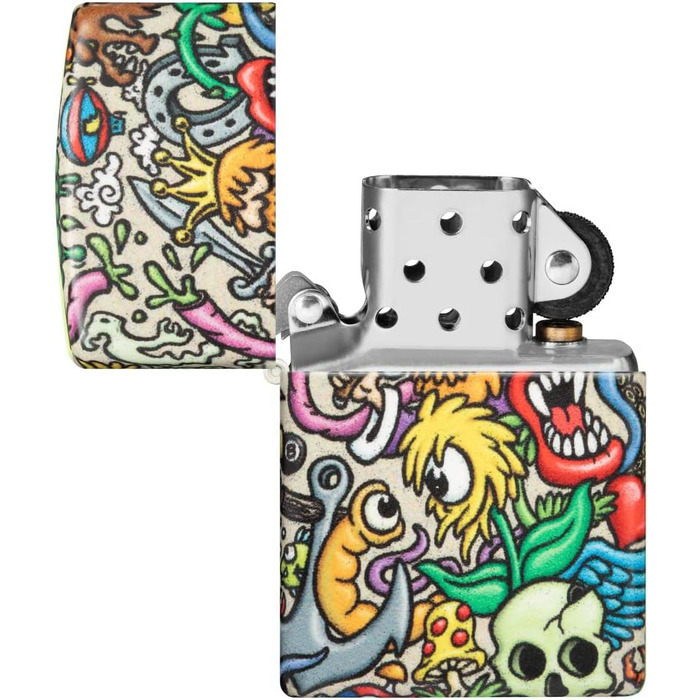 Бензинова запальничка Zippo Crazy Collage 540 Color, кольорова колекційна
