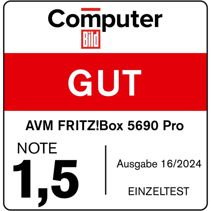 Роутер FRITZ!Box 5690 Pro: Wi-Fi 7, DSL/Glasfiber, Mesh, DECT, 18.5 Gbit/s