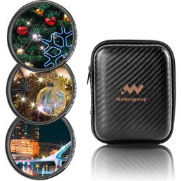 Набір зіркових фільтрів Walking Way 67mm (3 шт.) для камери: 4, 6, 8 променів + чохол