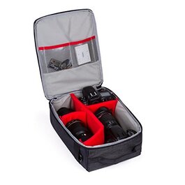 Сумка для фотоапарата G-raphy Type-A з перегородками для DSLR/SLR, об'єктивів та спалахів - сіра