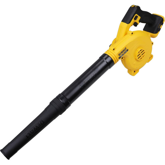 DEWALT Cordless Blower/Leaf Blower (18V, 290 km/h blowing speed, THREE-stage switch, delivered without battery and charger) DCV100-XJ