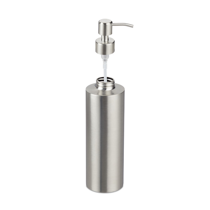 Relaxdays Stainless Steel Soap Dispenser