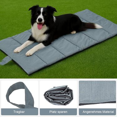 Підстилка для собак MorNon 105 x 63 см: водонепроникна, для подорожей, кемпінгу, м'яка та зручна