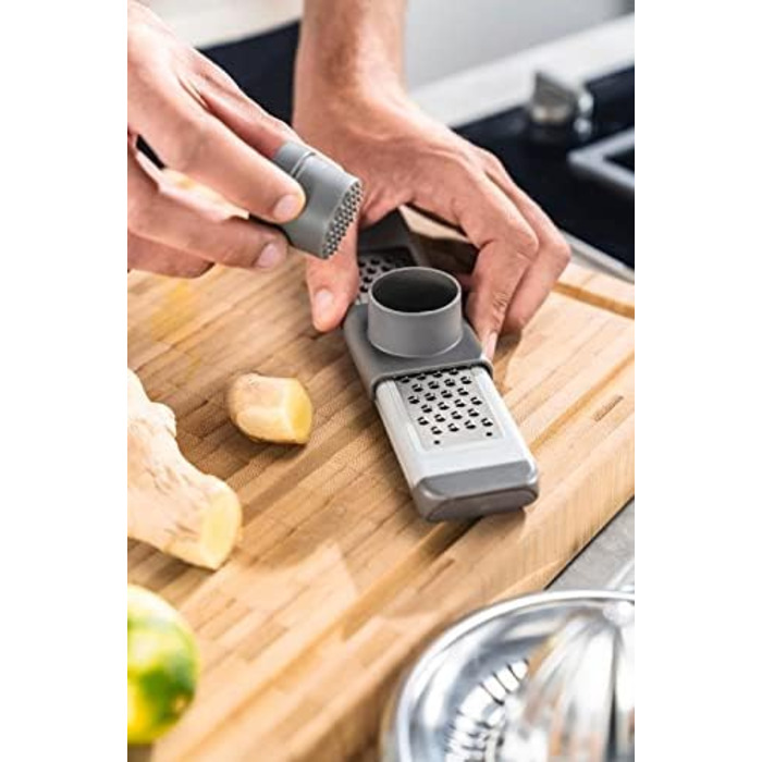 Терка дрібна ZWILLING Z-Cut мультифункціональна, нержавіюча сталь, сіра - для овочів та фруктів