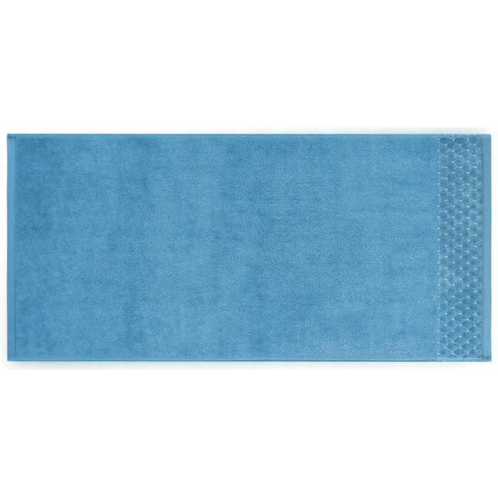 Рушник махровий Zwoltex Oscar AB 70x140 см, колір ніагара (синій), 500 г/м²