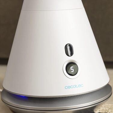 Турбовентилятор Cecotec EnergySilence 9890 Skyline Bladeless Dark: безлопатевий, 100 см, 50 Вт, сенсорний LED-дисплей, пульт ДУ, 3 режими, 3 швидкості, таймер 15 годин, 40° осциляція, регульована висота