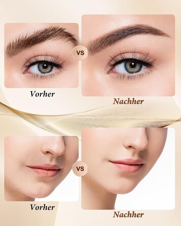 Електричний триммер для брів та обличчя для жінок 2-в-1: триммер для брів та обличчя, для видалення пушку на губах та обличчі