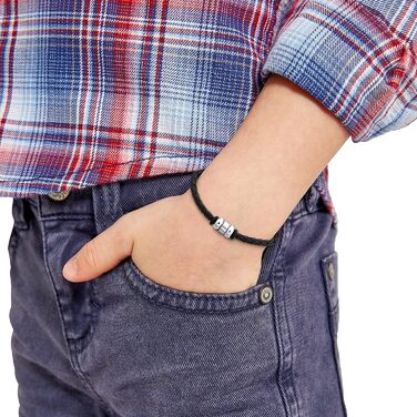 Браслет s.Oliver для хлопчиків та дітей, нержавіюча сталь та шкіра, подарункова коробка (CLASSIC)