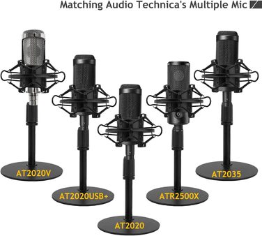 Підставка для мікрофона Audio Technica AT2020 з поп-фільтром та вітрозахистом (комплект)