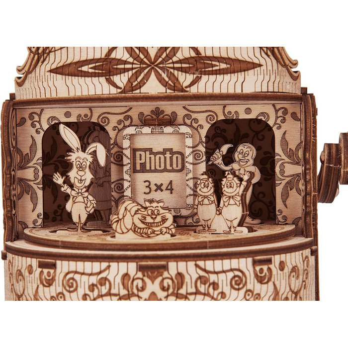 Дерев'яна шкатулка-музика Wood Trick Fairy Theatre з феями, 3D-пазл для дорослих і дітей, конструктор DIY, подарунок на день народження