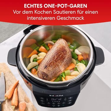 Instant Pot Plus 9-в-1: мультиварка, сковорода, рисоварка, йогуртниця, 5.7 л, нержавіюча сталь