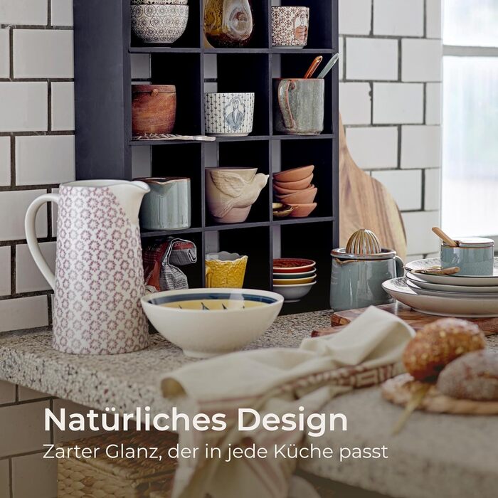 Ваза Bloomingville Pixie з кришкою та ложкою з акації, зелено-коричневий, 200 мл, придатна для миття в посудомийній машині – ідеально для зберігання цукру, спецій та дрібних кухонних інгредієнтів