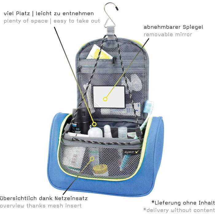 Сумка для ванни Tee-UU Hero | Міцна, організована, різні кольори (блакитний)
