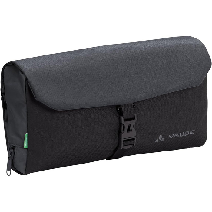 Kulturbeutel VAUDE WegaWrap: Косметичка з дзеркалом, тримачем для зубної щітки та гачком для підвішування, водонепроникна, чорна