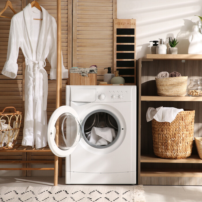 Relaxdays Bamboo Storage Basket