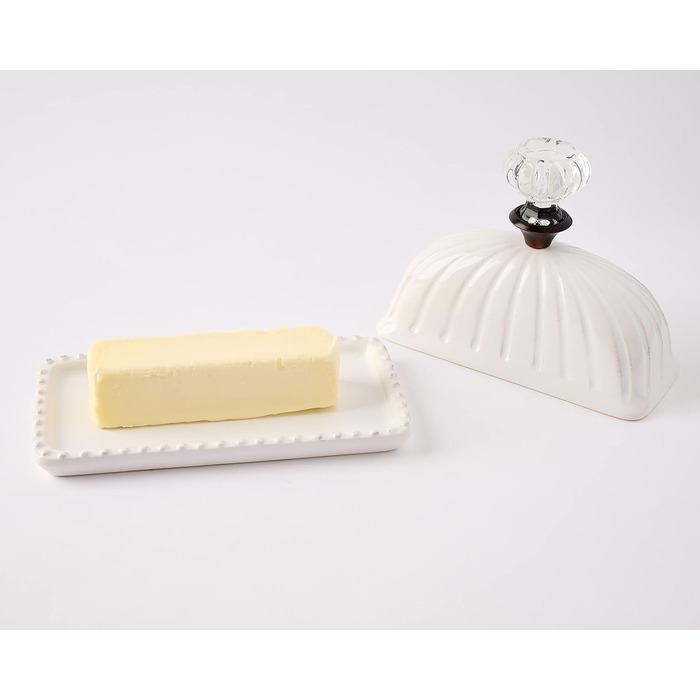 Mud Pie Turkish Door Knob Butter Dish