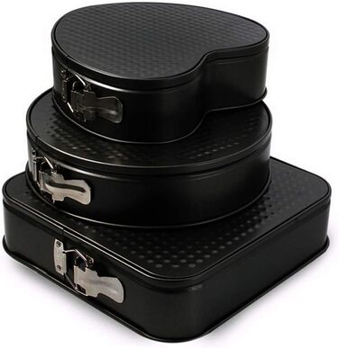 Набір форм для випічки 3 шт. з антипригарним покриттям та швидкою застібкою