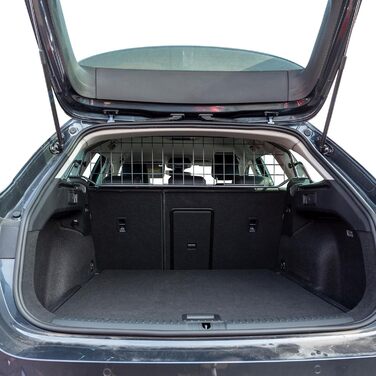 Сітка-перегородка для собак Travall для SEAT Leon (2020-), захист багажника, перегородка для собак, міцна сталева сітка, авто-бар'єр для собак