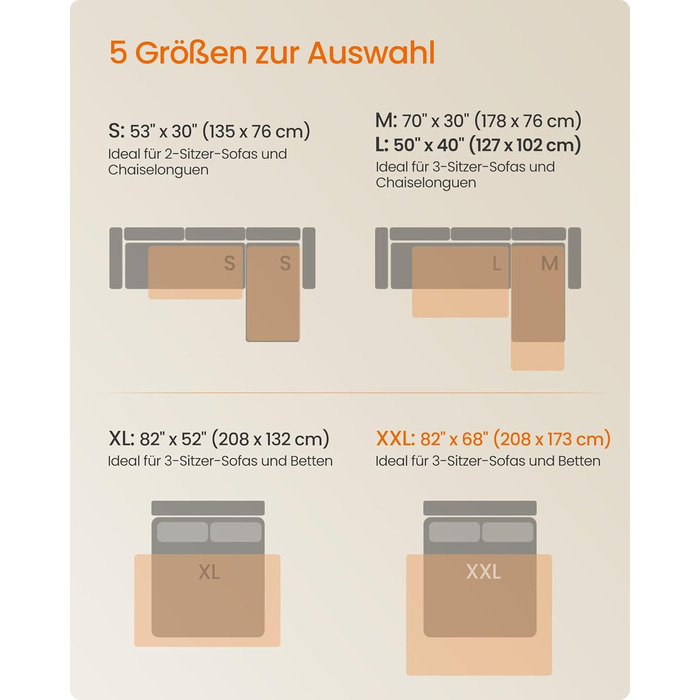 Водонепроникний килимок для собак Feandrea, 178x76 см, захист для авто/дивану, машинне прання, антиковзаюча підкладка, стеганий дизайн, сірий (XXL 208x173 см)