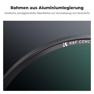 Поляризаційний фільтр K&F Concept 67mm для об'єктивів фото- та відеокамер (CPL, Cirkular)