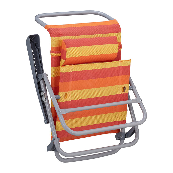 Relaxdays Folding Recliner Chair with Headrest