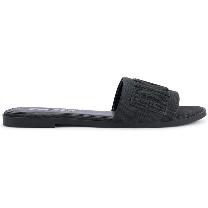 Шльопанці жіночі DKNY Willow Flat Slide - чорні, 35 EU