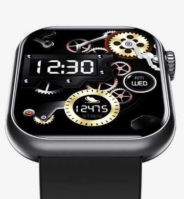 Смарт-годинник Bartomtime eTech58PRO Kardiowatch, унісекс, чорний