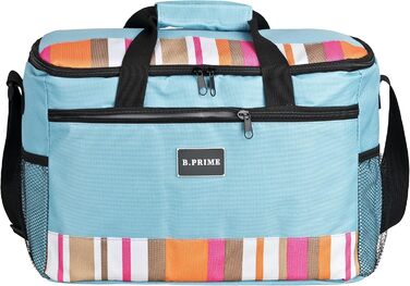 Термосумка B.PRIME 20L Classic: 36x26x22 см, блакитна | Для пікніка, кемпінгу, подорожей та покупок