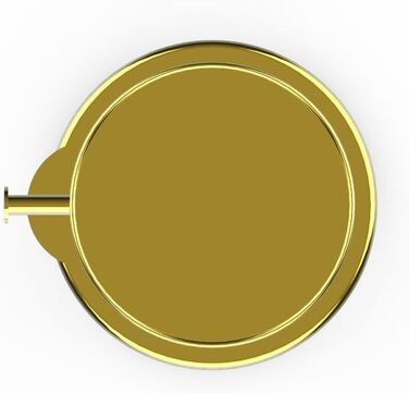 Підставка для туалетного паперу YUET підлогова з полицею та відсіком для запасних рулонів, нержавіюча сталь, золота