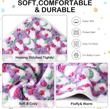 М'яка ковдра для морських свинок та маленьких собак Namalu: водонепроникна, з флісу, 60 x 40 см