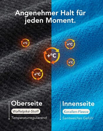 Чоловічі халапи VeraCosy з двокольоровою підошвою, Memory Foam, 42/43 EU, сірий/блакитний