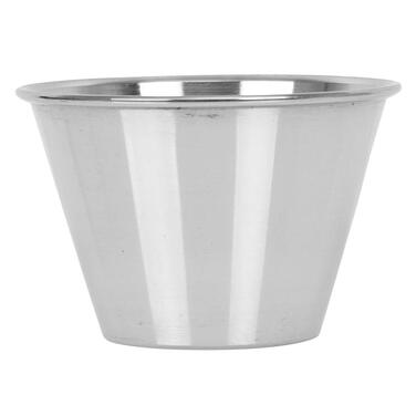 Stainless Steel Sauce Cups, 118 ml, Commercial Grade, Dip Sauce Cups, Single Spice Cups, Portion Cups, Mini Casserole Dishes, 24 Pieces Tezzorio