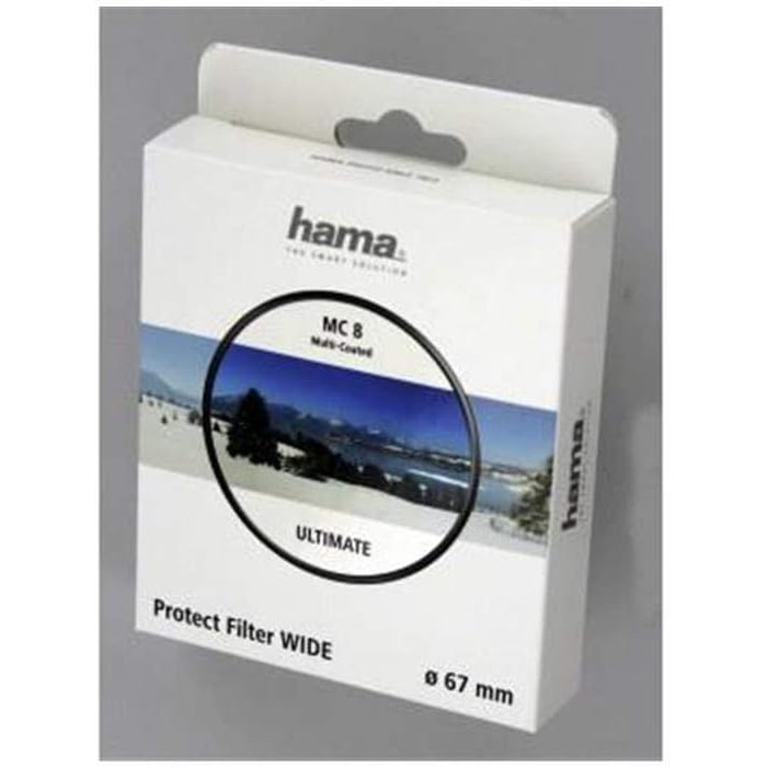 Захисний фільтр Hama Wide (67 мм) з MC8 покриттям, для фото та відео