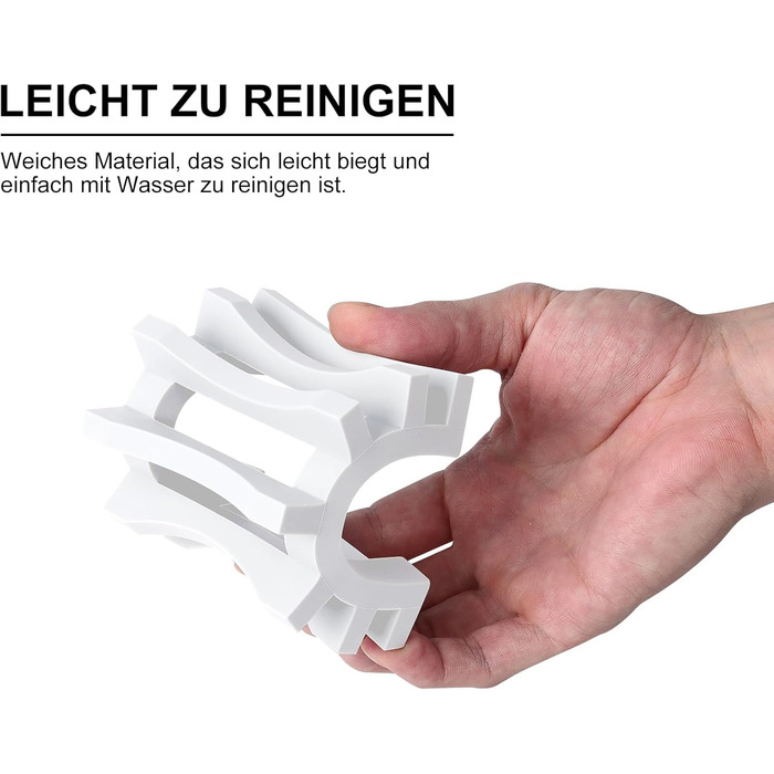 2 шт. Силіконові мильниці AstraLoom з самостійним зливом, легко чистяться, неслизькі та небрудні, ідеальні для ванної кімнати, кухні, мила (білий)