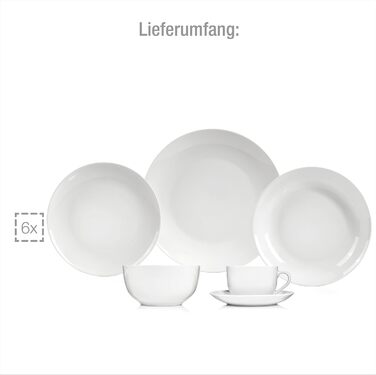 Набір посуду SÄNGER New Port 36 предметів на 6 осіб | PREMIUM COLLECTION