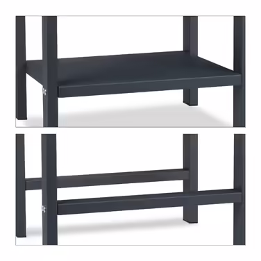 Relaxdays Firewood Rack with 2 Shelves
