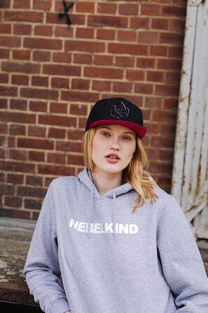 Кепка Nebelkind Snapback Steini Der Keller, універсальний розмір, регульована, чорно-рожева, для чоловіків та жінок