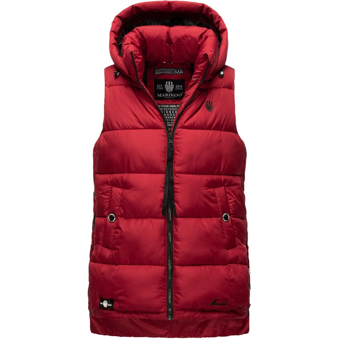 ARIKOO Степова жилетка Daen Weste B898, червона (XL) - тепла, для весни/переходу