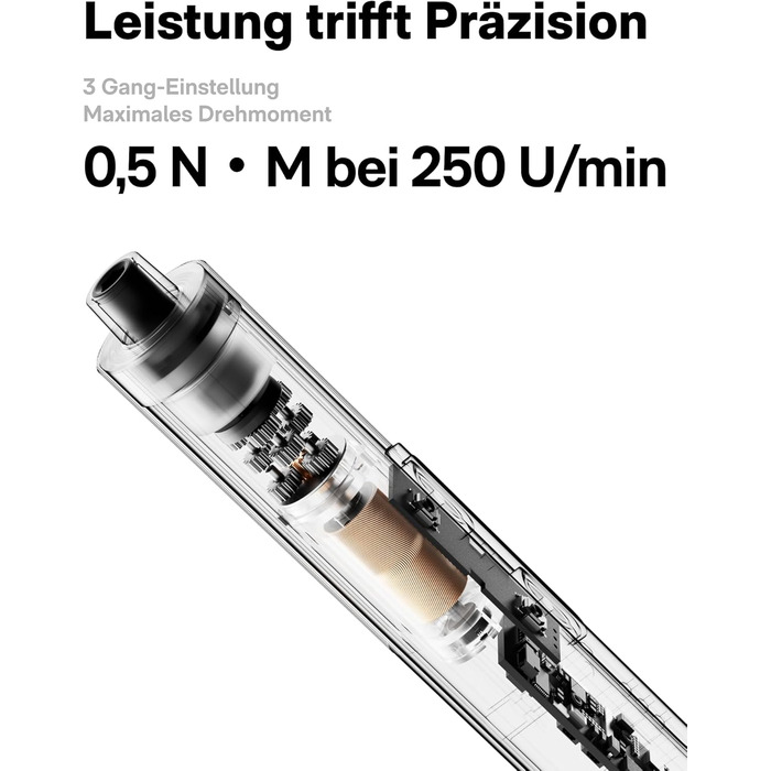 HOTO SNAPBLOQ™ S-A01 Міні Електричний Набір Викруток, Прецизійний Інструмент для Ремонту, 3 Регулювання Моменту, для Телефонів, Ноутбуків, Окулярів та Годинників