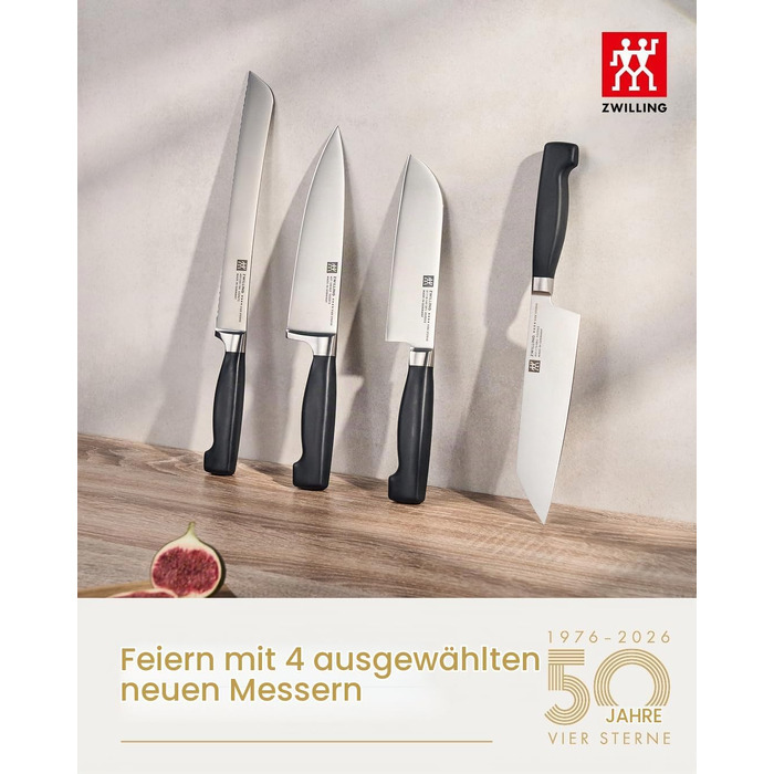 Кухонний ніж Сантоку ZWILLING Professional S, нержавіюча сталь, 17 см, чорний