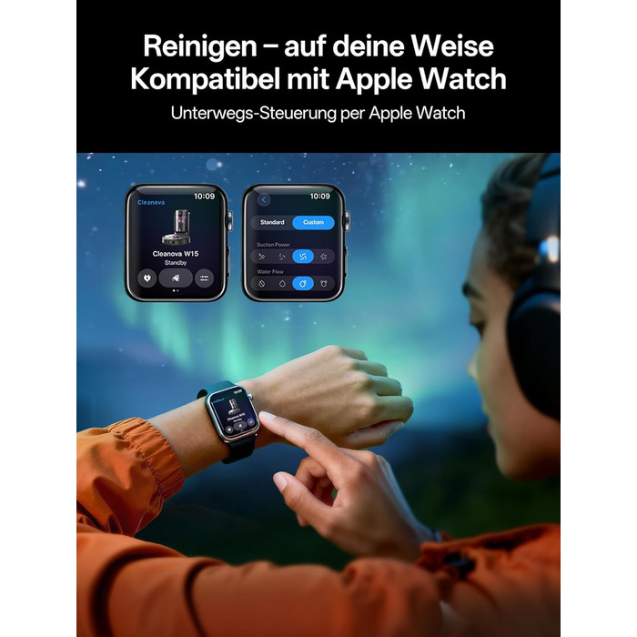 Робот-пилосос Vexilar з функцією миття підлоги, 8000Pa, LiDAR-навігація, 150 хв роботи, 15 зон заборони, керування через додаток, для шерсті тварин та килимів (W15)