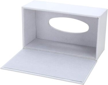 KINGFOM™ Коробка для серветок прямокутної форми для дому/офісу/автомобіля (Білий)