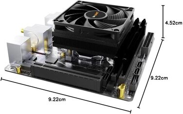 Кулер для CPU be quiet! Pure Rock LP, 100W TDP, 92mm PWM вентилятор, 3 Heatpipes, низькопрофільний, BK034