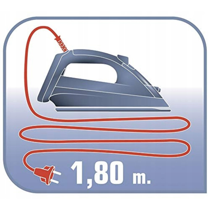 Праска Tefal FS4030 суха, 1200 Вт, керамічна підошва, кабель 1,8 м