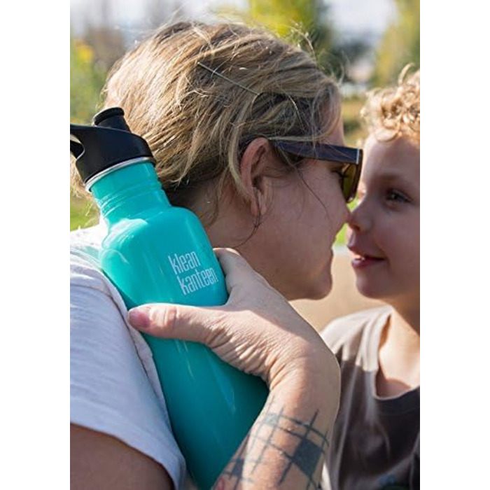 Klean Kanteen Classic Water Bottle, Stainless Steel, Tidal Pool, One Size