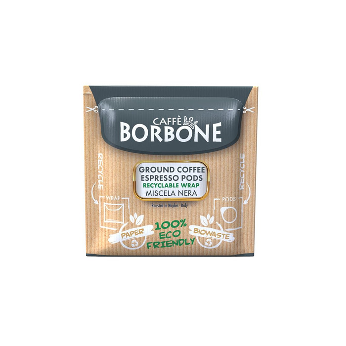 Кавові пади Caffè Borbone Blue Mixture (чорна суміш), ESE система 44 мм, біорозкладні — 50 шт.