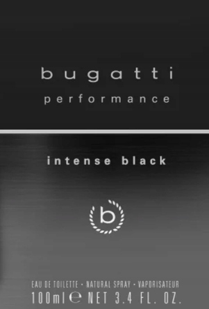 Чоловіча туалетна вода Bugatti Performance Intense Black, 100 мл