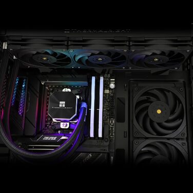 TR Frozen Edge 360 - рідинна система охолодження CPU з вентилятором 120мм, чорний, AMD/Intel